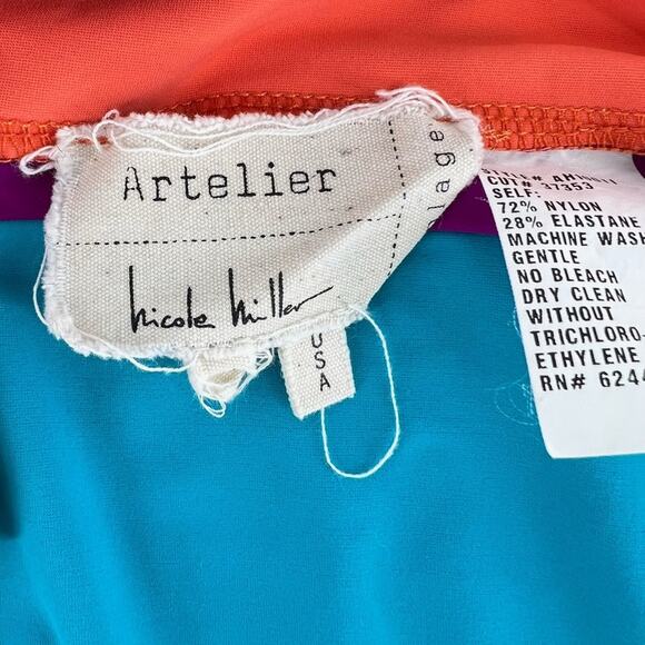Lot of Bikinis Three Tops Four Bottoms Assorted Brands Nicole Miller Mossimo L - Picture 10 of 10
